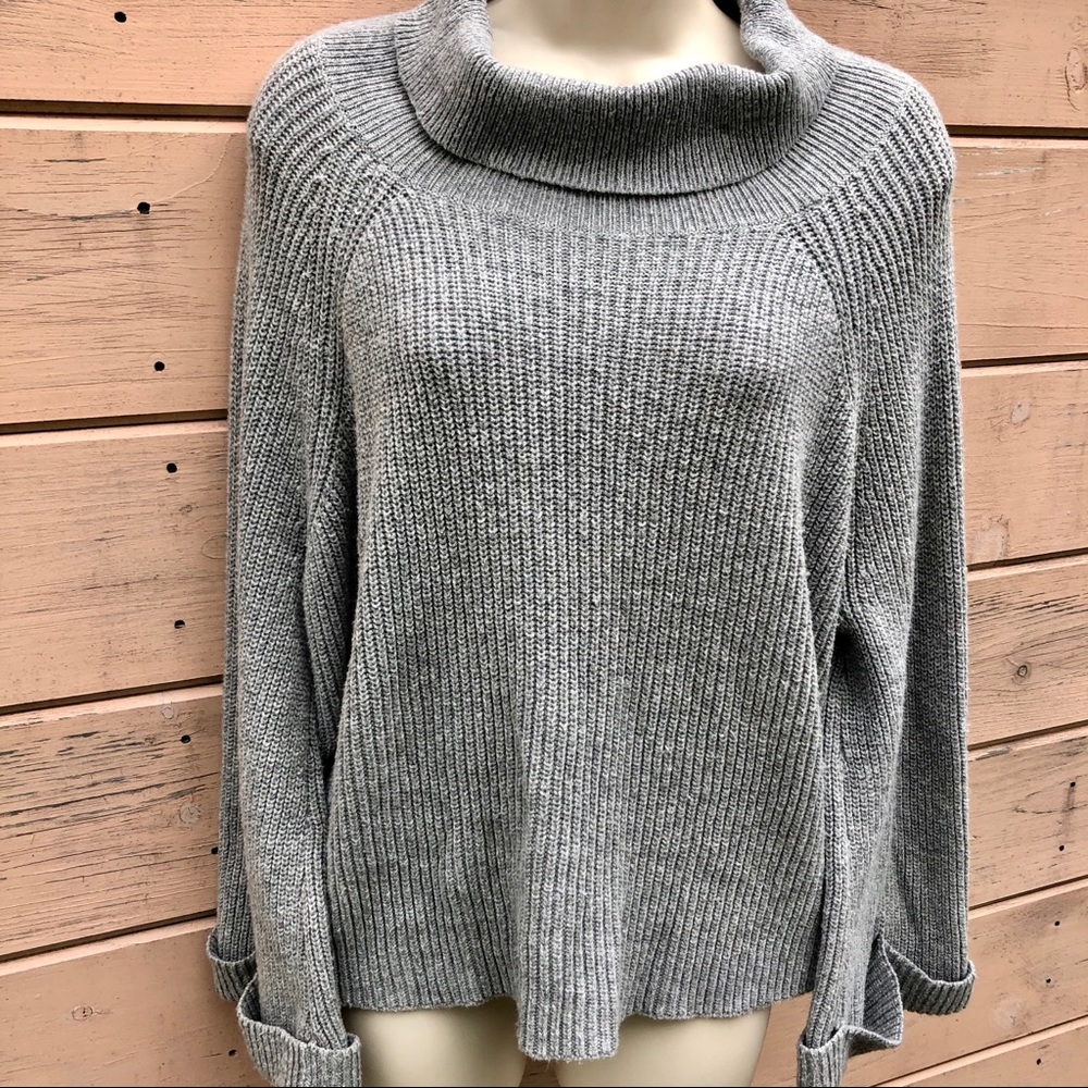 Leith Oversized Bell Sleeve Cowl Neck Sweater